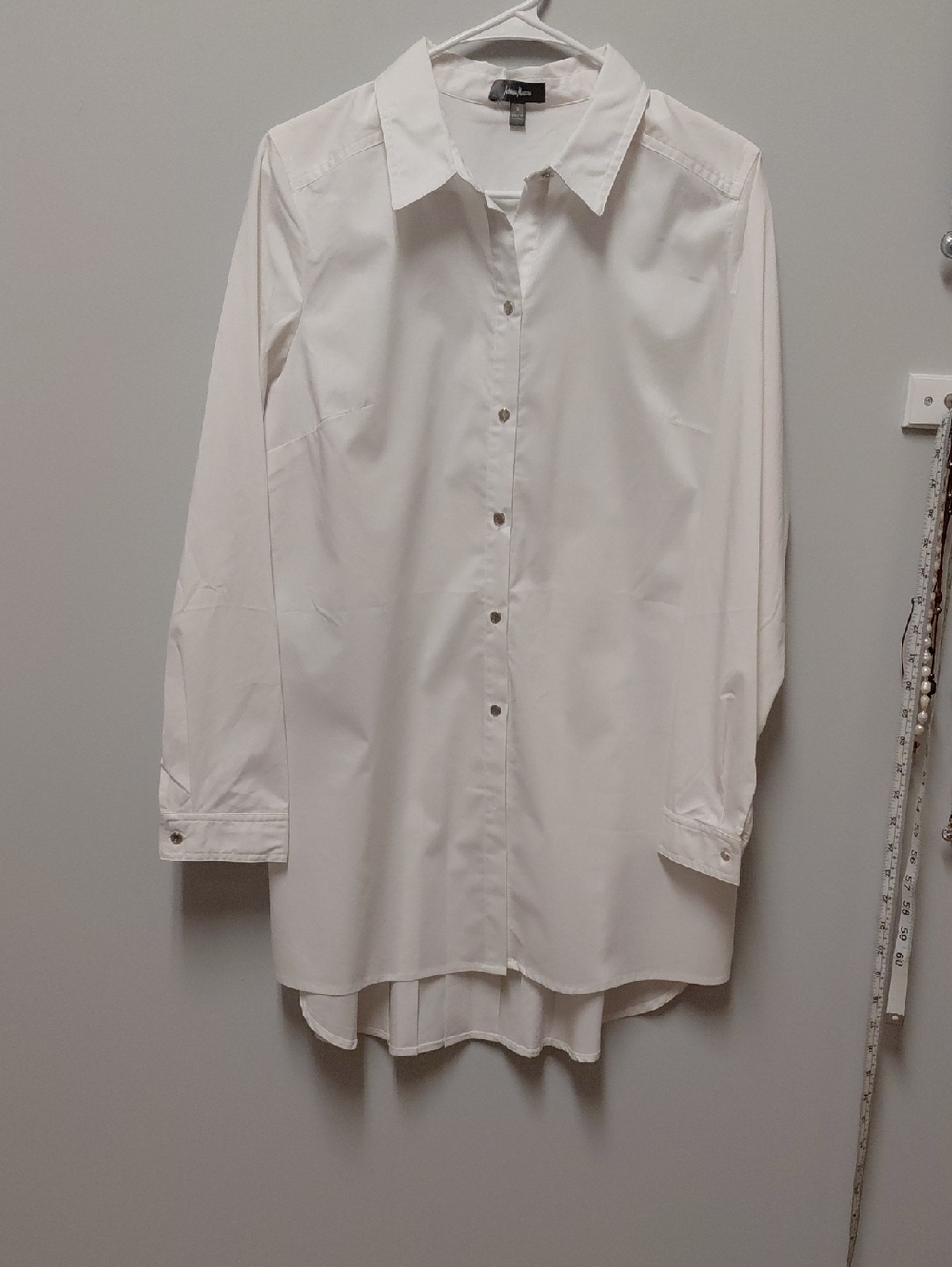 Neiman-Marcus  Long-Sleeve Shirt With Back Pleats